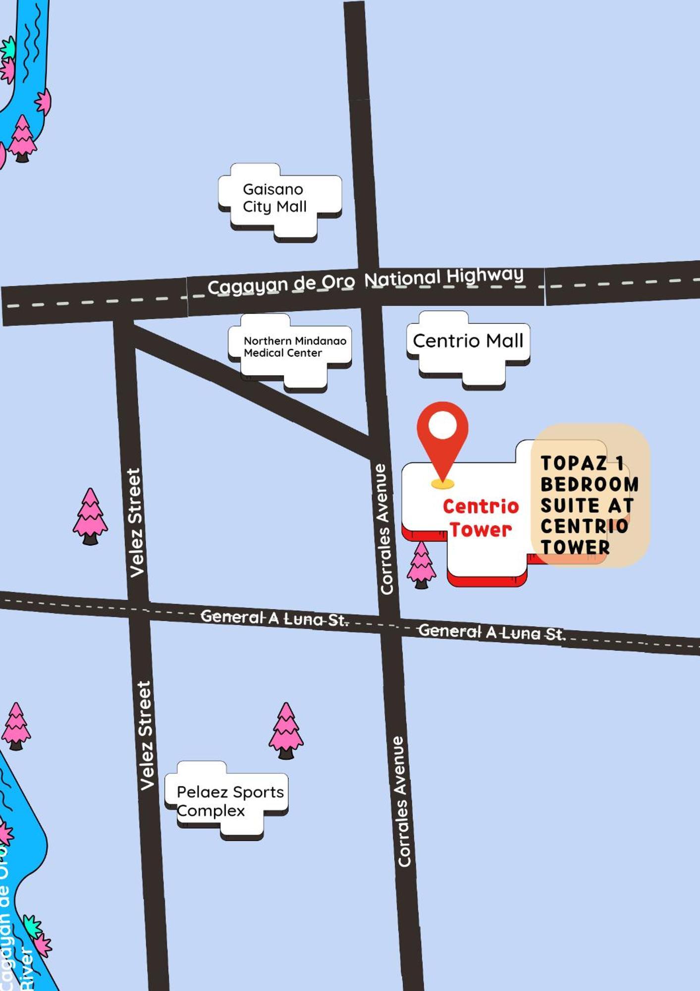 Topaz 1 Bedroom Suite Orochi Staycation Ph At Centrio Towers Cagayan de Oro Ngoại thất bức ảnh